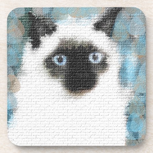 Siamesisch Untersetzer (Vorderseite)