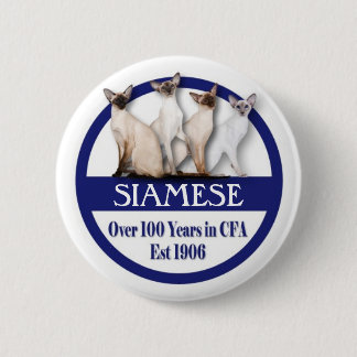 Siamesische 100 Jahre Knopf- Button