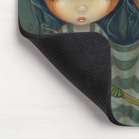 "Siamesische Hexe paart" Mousepad (Ecke)