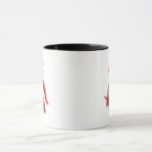 Siamesische kämpfende Fische (Betta splendens) Tasse (Zentrum)