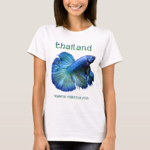Siamesische kämpfende Fische Thailands T-Shirt