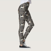 Siamesische Katze auf Leopard-Druck-wildes Leggings (Rechts)