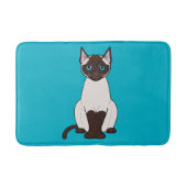 Siamesische Katze Badematte (Vorderseite)