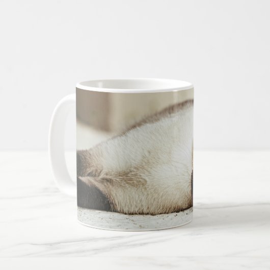 Siamesische Katze Coffe Tasse (Vorderseite Links)