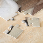 Siamesische Katze, die auf Couch sich entspannt Puzzle (Seite)