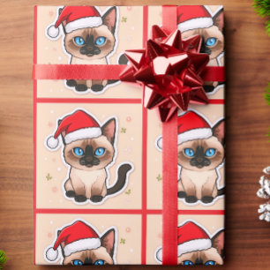Siamesische Katze Geschenkpapier