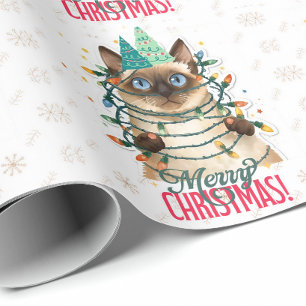 Siamesische Katze Geschenkpapier