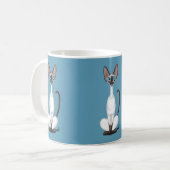 Siamesische Katze Kaffeetasse (Vorderseite Links)