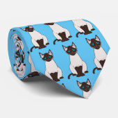 Siamesische Katze Krawatte (Gerollt)