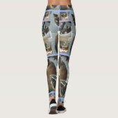 Siamesische Katze Legging Leggings (Rückseite)