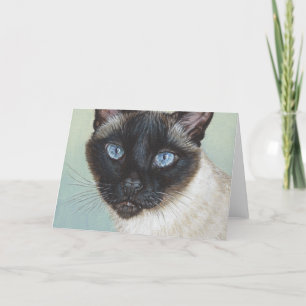 Siamesische Katze Murphy Karte