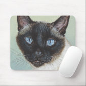 Siamesische Katze Murphy Mousepad (Mit Mouse)