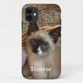 Siamesische Katze niedlich Case-Mate iPhone Hülle (Rückseite)