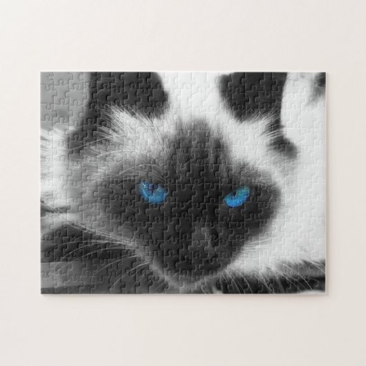 Siamesische Katze Puzzle (Horizontal)