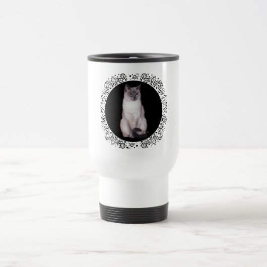 Siamesische Katze Reisebecher (Mittel)