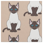 Siamesische Katze Stoff (Nahaufnahme)