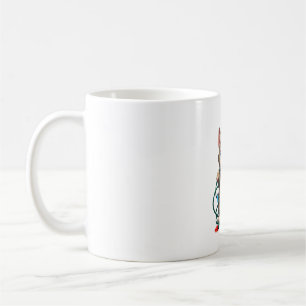 Siamesische Katze Weihnachten V-Ausschnitt (2) Kaffeetasse