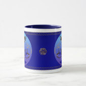 Siamesische Katze Yin und Yang-Tasse Tasse (Zentrum)