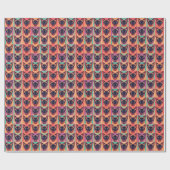 Siamesische Katzen-Geschenkpapier Geschenkpapier (Flach)