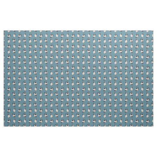 Siamesische Katzen-Gewebe Stoff (Fat Quarter (45,7 x 55,9 cm))