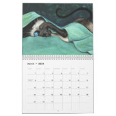 Siamesische Katzen-Kalender durch BihRle Kalender (Mär 2026)