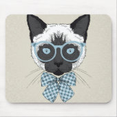 Siamesische Katzen-Mode Smart Mousepad (Vorne)