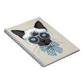 Siamesische Katzen-Mode Smart Notizblock (Rechte Seite)