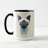 Siamesische Katzen-Mode Smart Tasse (Links)