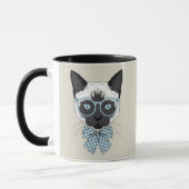 Siamesische Katzen-Mode Smart Tasse (Links)