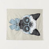 Siamesische Katzen-Mode Smart Wandteppich (Vorderseite (Horizontal))