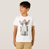 Siamesische Katzen T-Shirt (Vorne ganz)