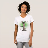Siamesische Katzen-T - Shirt (Vorne ganz)