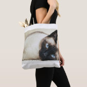 Siamesische Katzen-Taschen-Tasche Tasche (Von Nahem)