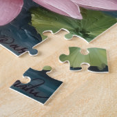 Siamesische Katzenlotusteich-Kunst Puzzle (Seite)