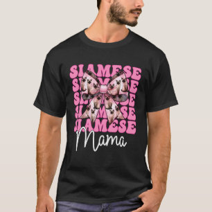 Siamesische Mama Siamesische Katze Mom Muttertag C T-Shirt