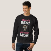 siamesische Mama Sweatshirt (Vorne ganz)