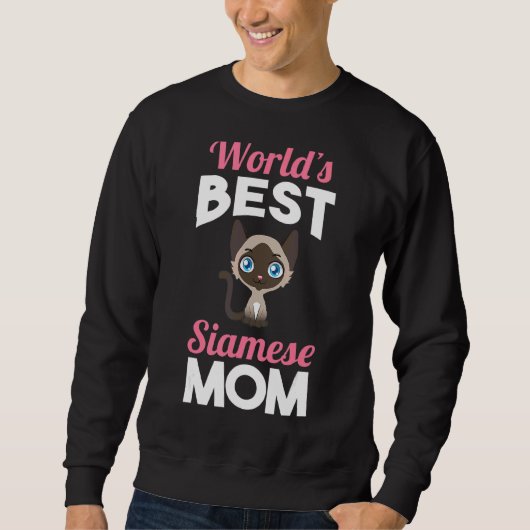siamesische Mama Sweatshirt (Vorderseite)
