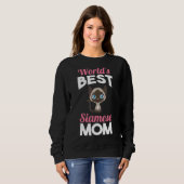 siamesische Mama Sweatshirt (Vorne ganz)