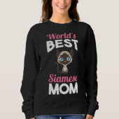 siamesische Mama Sweatshirt (Vorderseite)