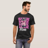 Siamesische Mutter Siamesische Katze Mama Mutterta T-Shirt (Vorne ganz)