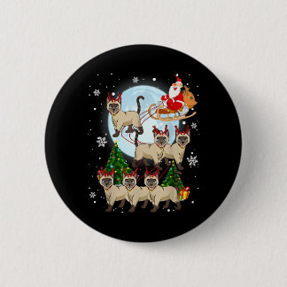 Siamesische-Rentier-Weihnachten-Siamesische-Katzen Button