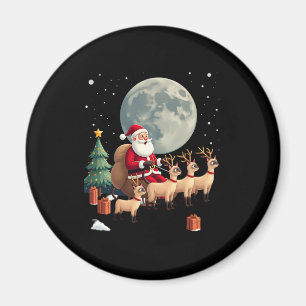 Siamesische-Rentier-Weihnachten Siamesische-Katzen Magnet