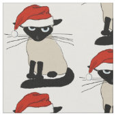 Siamesische Sankt-Katze Stoff (Nahaufnahme)