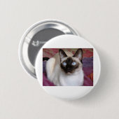 SIAMESISCHE SCHÖNHEIT BUTTON (Vorne & Hinten)