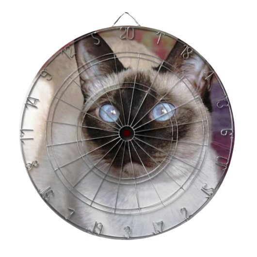 SIAMESISCHE SCHÖNHEIT DARTSCHEIBE (vorne)