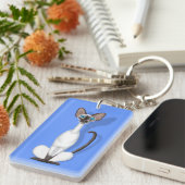 siamesischer Cartoon Schlüsselanhänger (Vorderseite rechts)