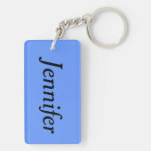 siamesischer Cartoon Schlüsselanhänger (Rückseite)