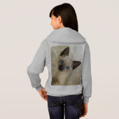 Siamesischer Hoodie (Schwarz voll)