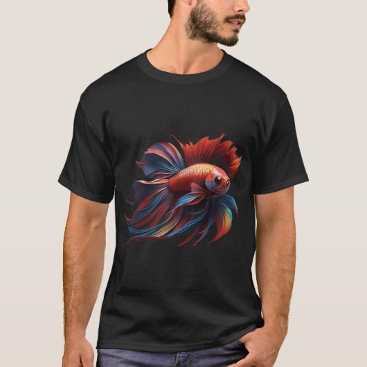 Siamesischer Kampffisch, schöner Fisch T-Shirt (Vorderseite)