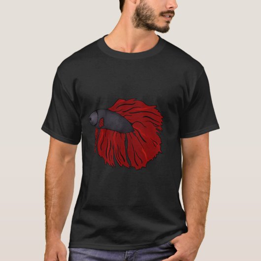 Siamesischer Kampffisch T-Shirt (Vorderseite)